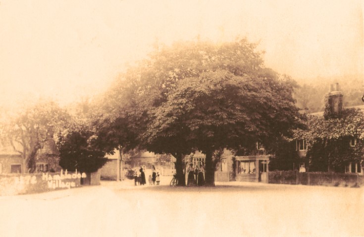 sepia photo of hambleden