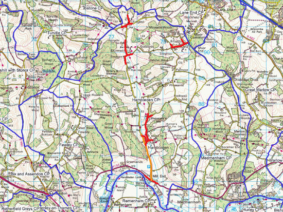 map of speed limits in the parish