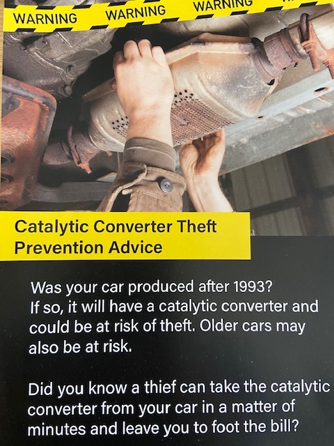 Catalytic Converter Thefts