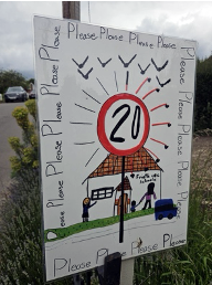 Child design 20 mph poster
